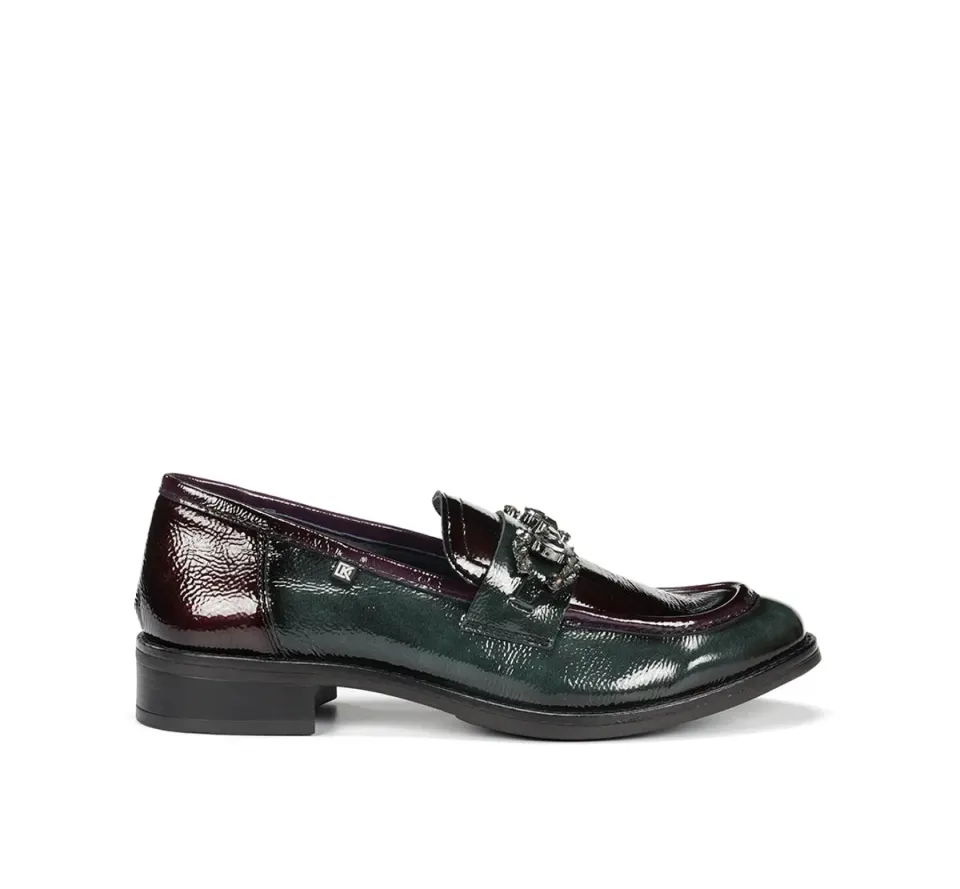 Fluchos Harvard D9118 mocassini donna verdi