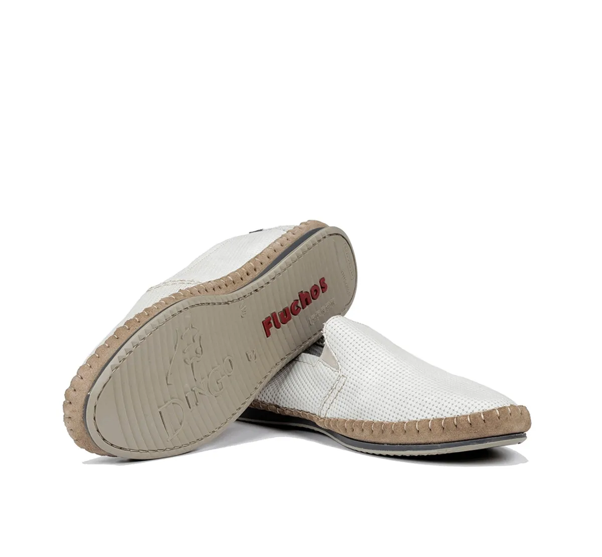 Fluchos Bahamas 8674 Slip On Uomo Bianche senza Lacci