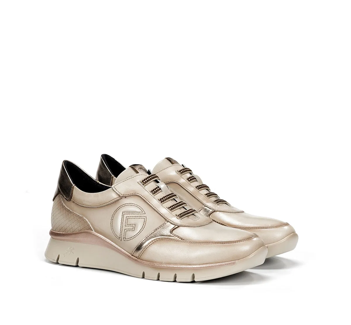 Fluchos Union F2074 sneakers bianche pianta larga