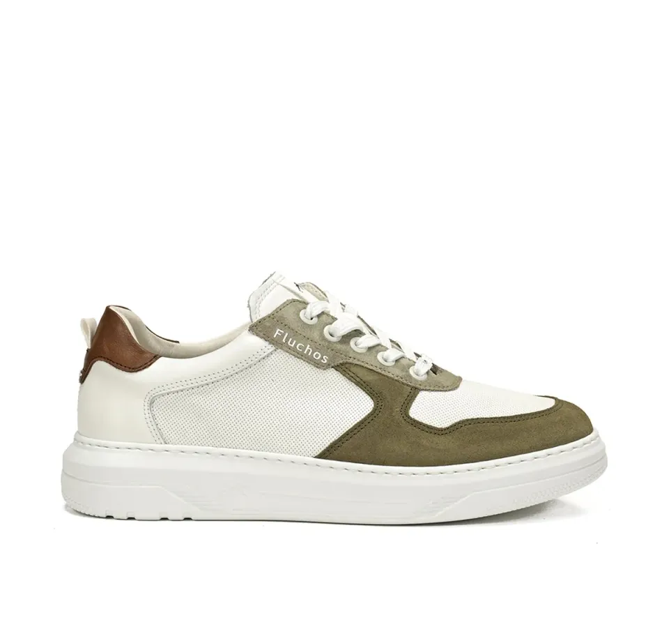 Fluchos Boston F1970 sneakers uomo verdi light