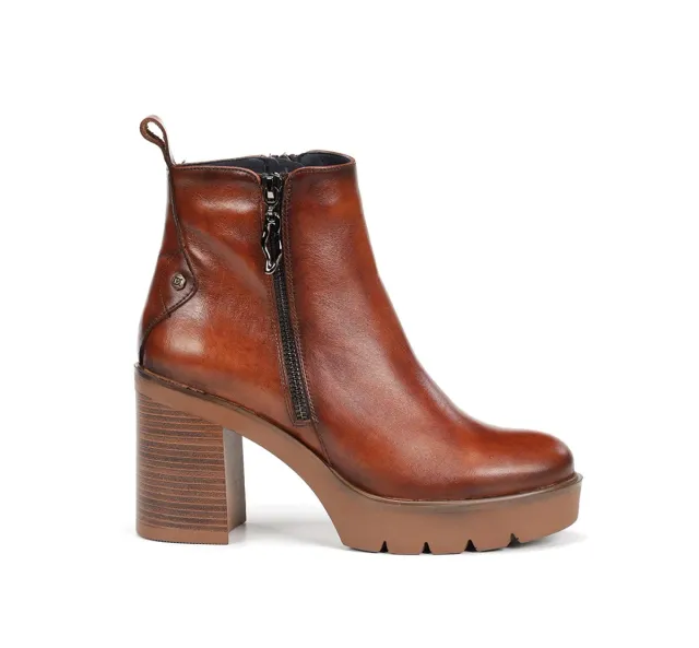Dorking Alert D9562 stivaletti donna marroni tacco