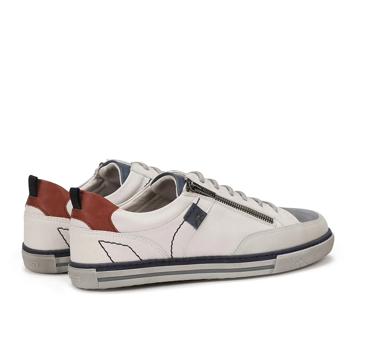 Fluchos Quebec 9376 scarpe uomo bianche sportive