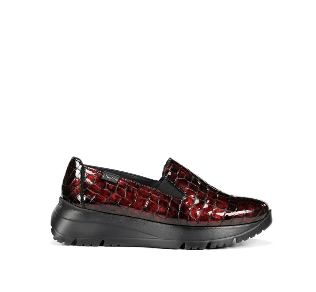 Fluchos Eira F2159 slip on donna rosso sportiva