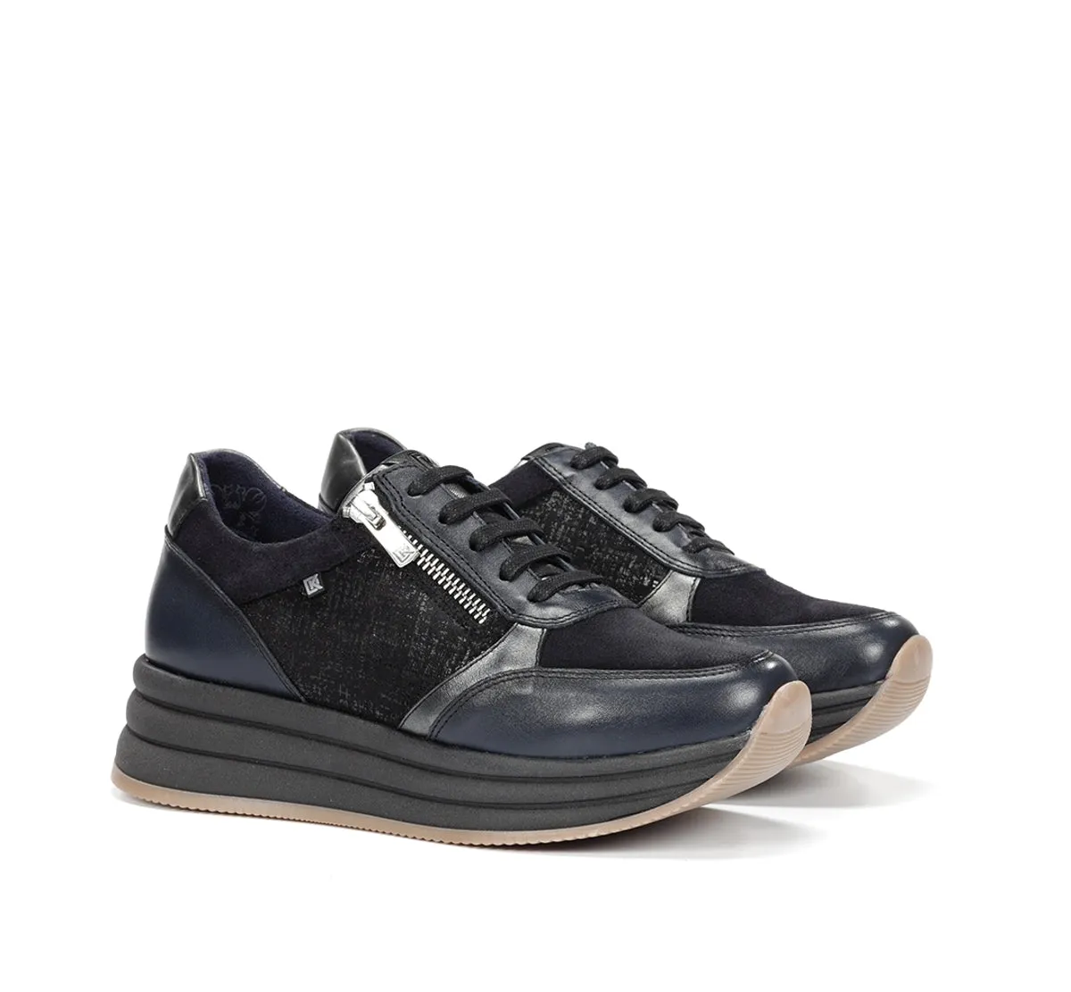 Fluchos Draz D9249 sneakers blu donna platform