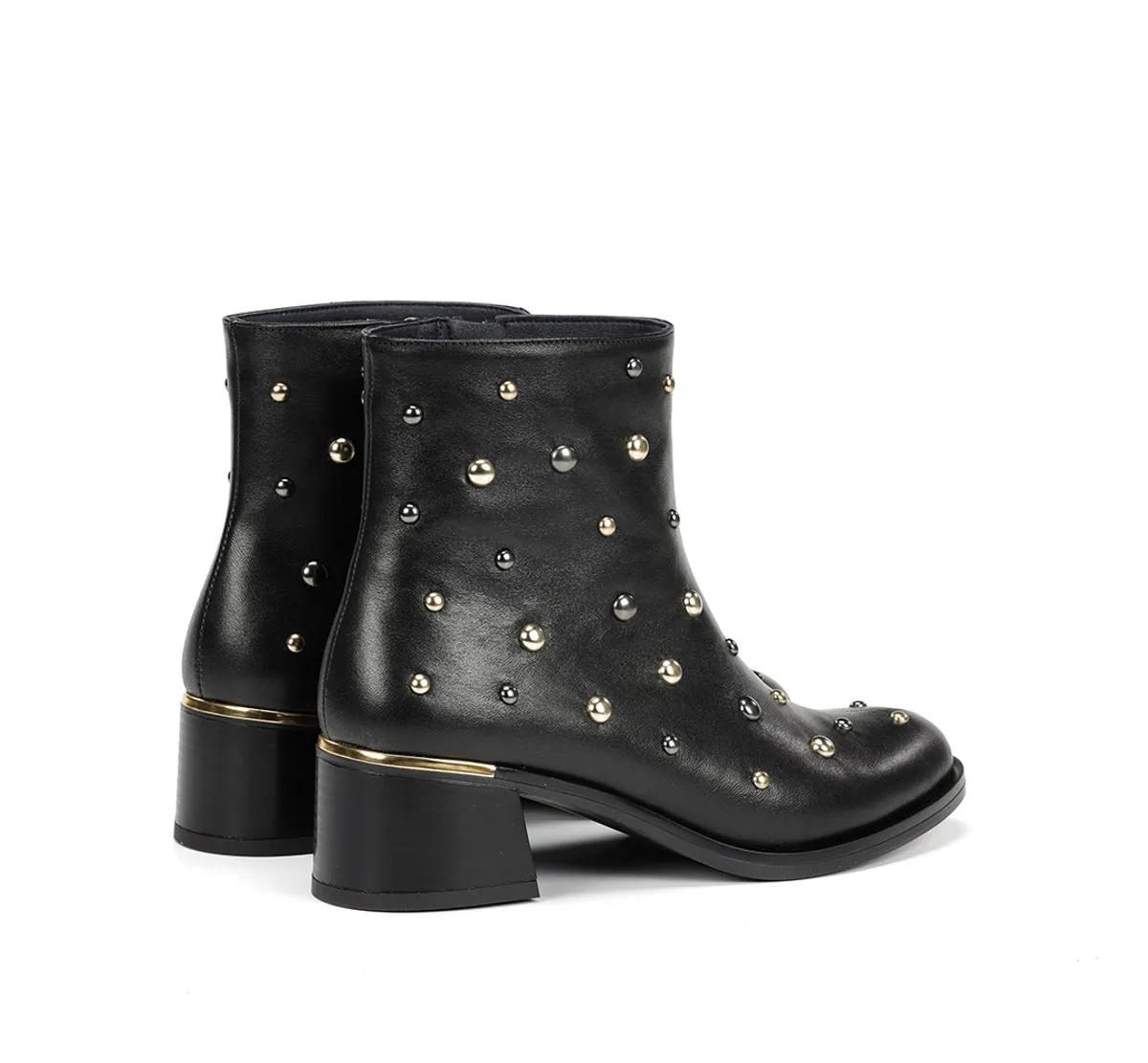 Dorking Kim D9608 Stivaletti Neri Donna Tacco