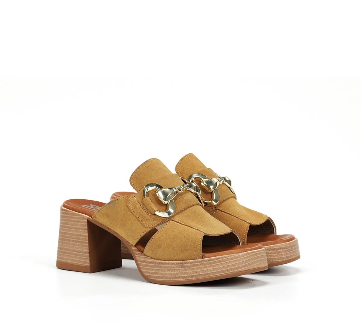 Fluchos Diamond D9284 sandali donna marrone tacco