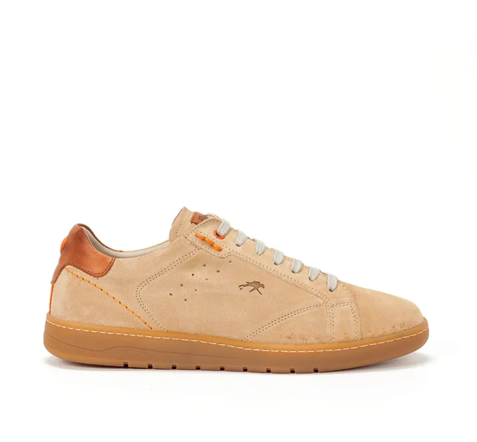 Fluchos Leo F1727 Sneakers Uomo Taupe Suola Caramello