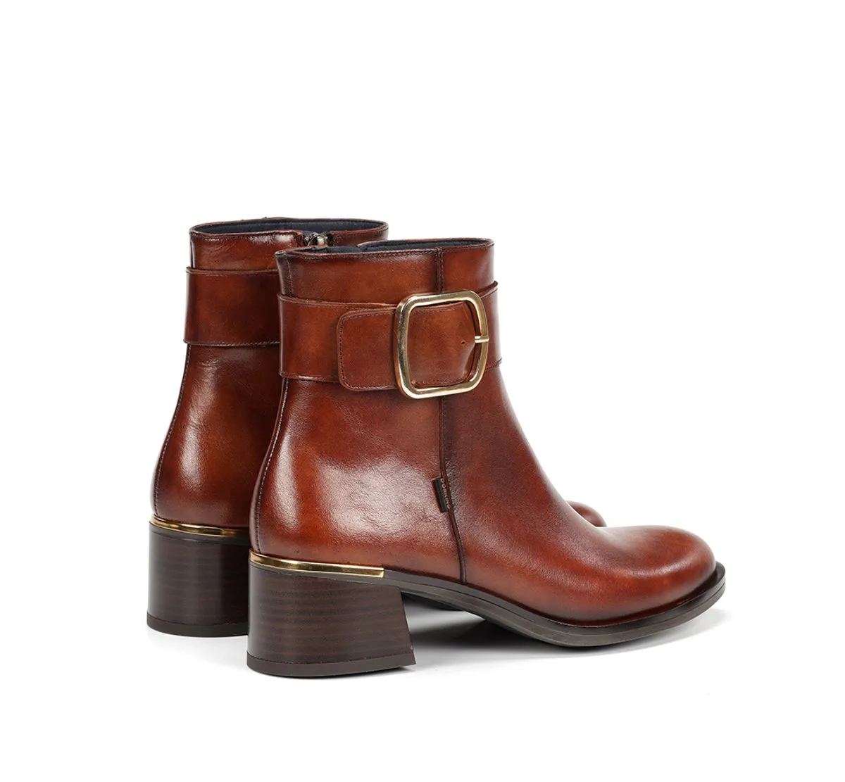 Dorking Kim D9603 stivaletto donna marrone tacco basso