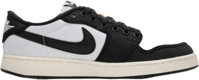 Nike Air Jordan 1 Low sneaker uomo 43 EU bianco nero