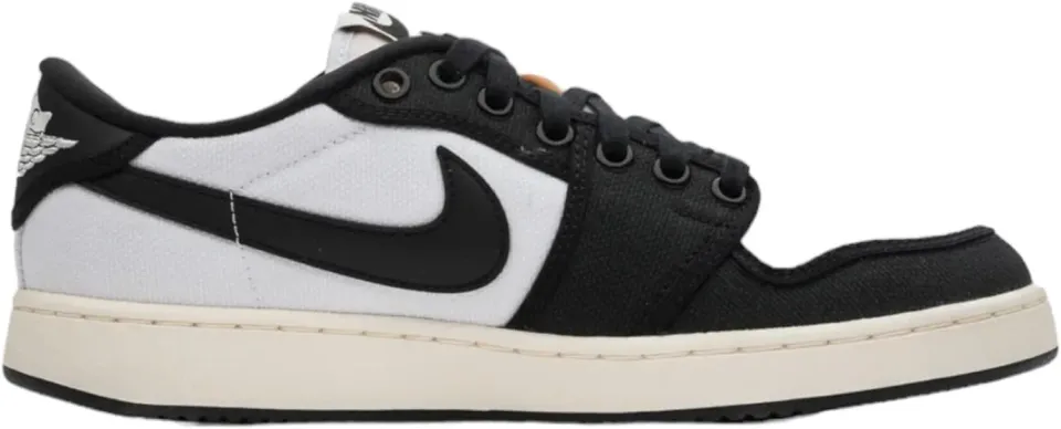 Nike Air Jordan 1 Low sneaker uomo 43 EU bianco nero