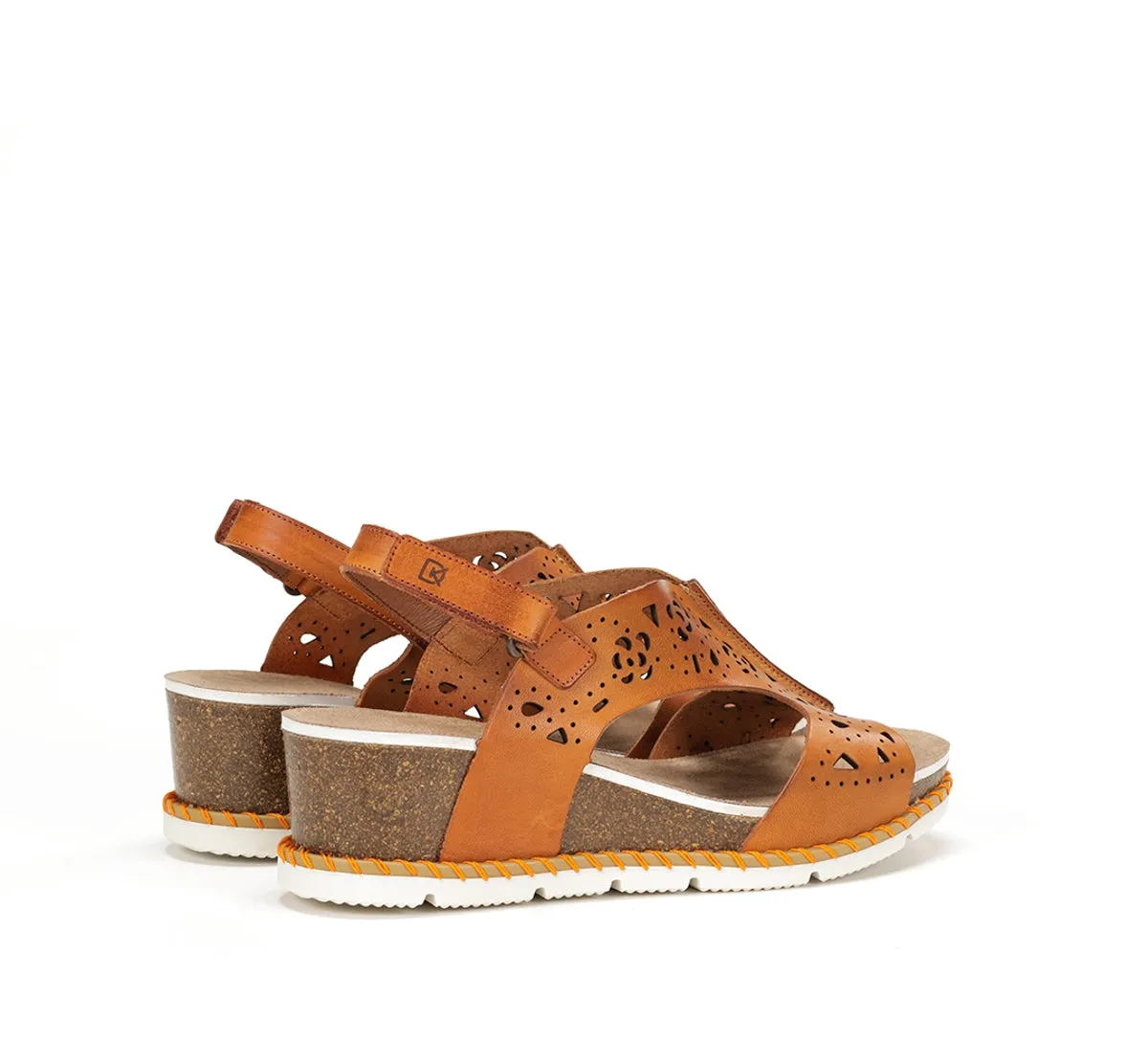 Fluchos Gold D9319 sandalo arancione donna