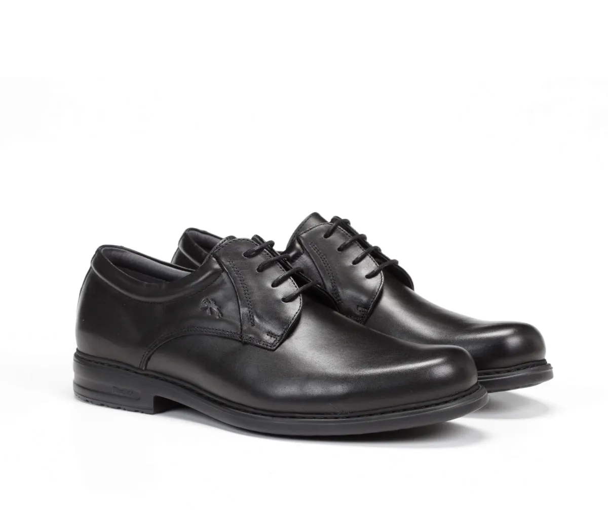 Fluchos Simon 8466 scarpe uomo nere pelle leggera