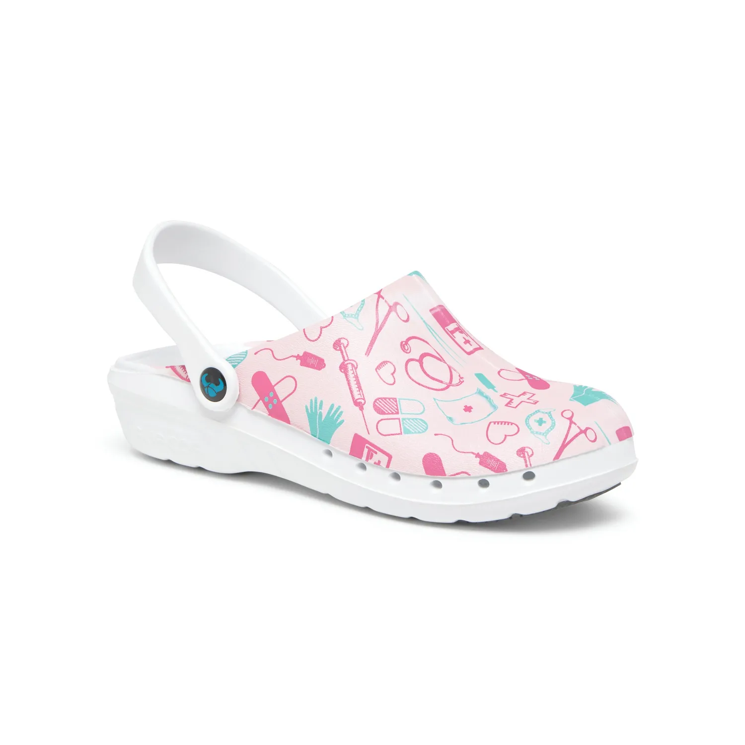 Suecos Oden+ zoccoli sanitari donna rosa fantasia