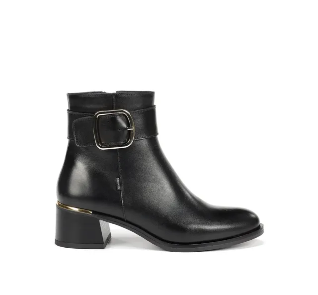 Fluchos Kim D9603 stivaletto donna nero tacco basso