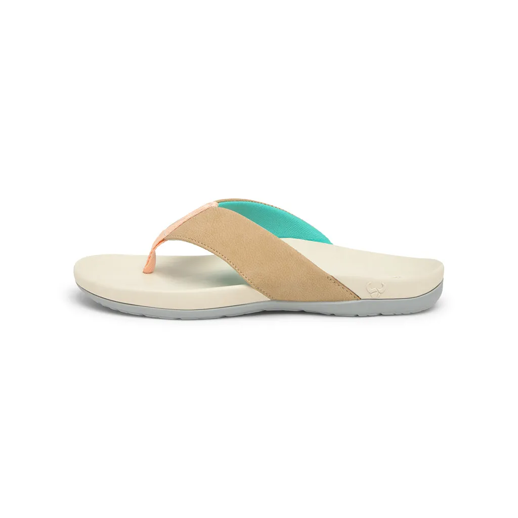 Suecos Havsand sandali donna color cuoio leggeri