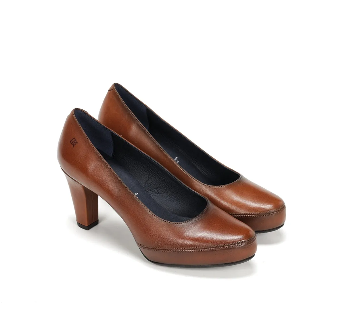 Fluchos Blesa D5794 scarpe marroni donna tacco medio