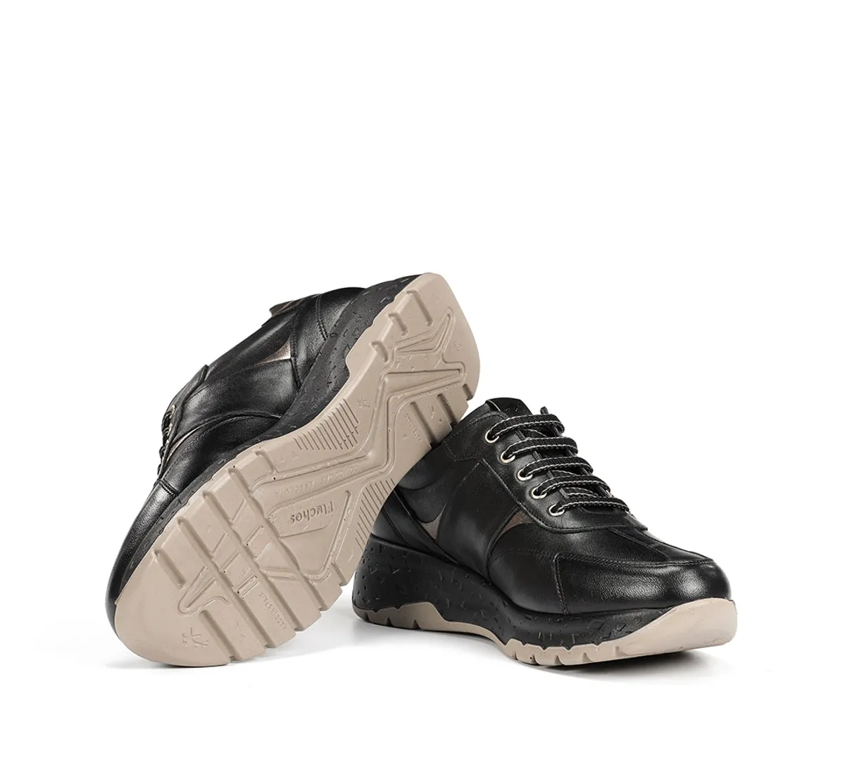 Fluchos Nexus F2309 sneakers donna nero pelle