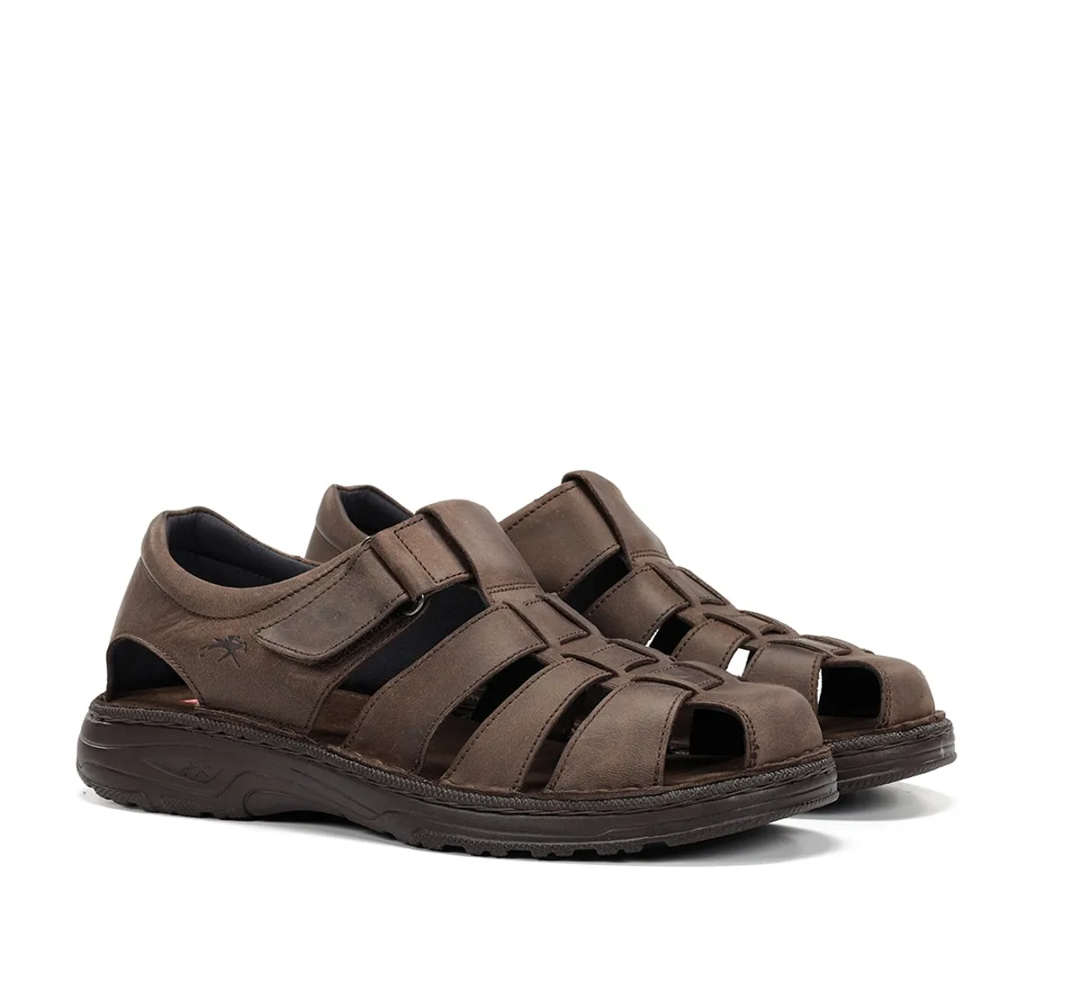 Fluchos Azores F2199 sandali uomo marroni velcro