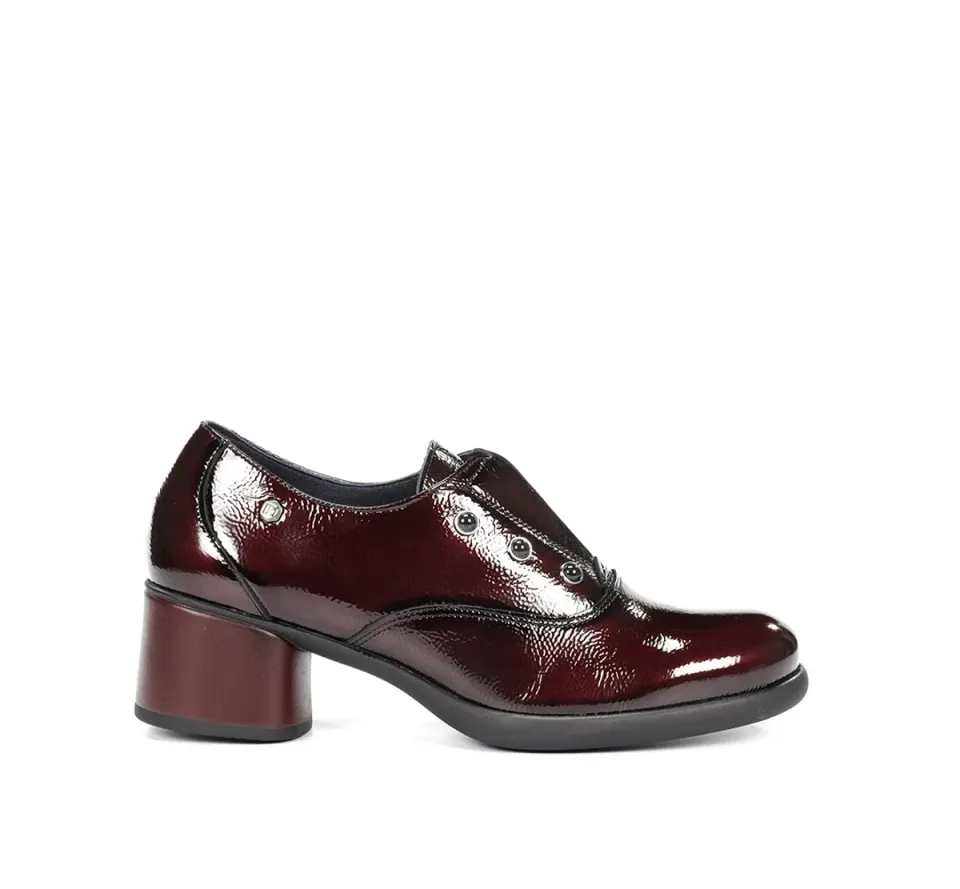 Fluchos Macy D9376 scarpe donna bordeaux tacco