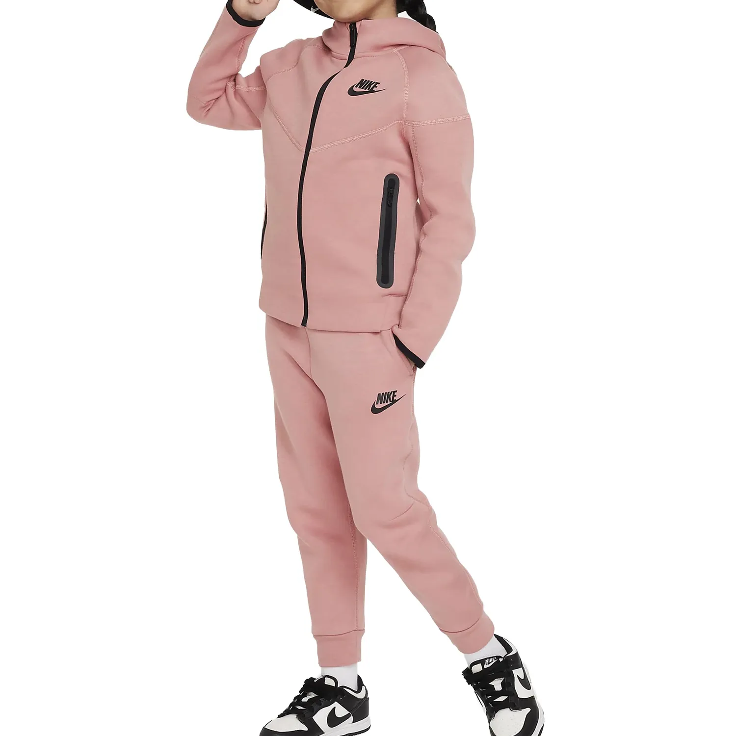Nike Tech Fleece Tuta Bambini Nera 5-6 Anni