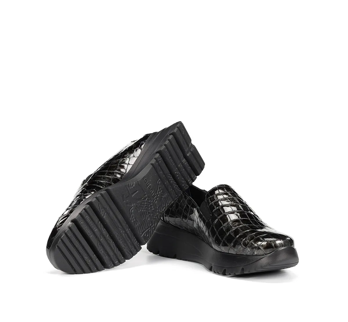 Fluchos Eira F2159 slip on donna grigie senza lacci