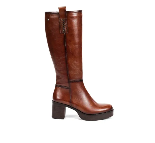 Fluchos Bowy D9592 stivaletto marrone tacco alto