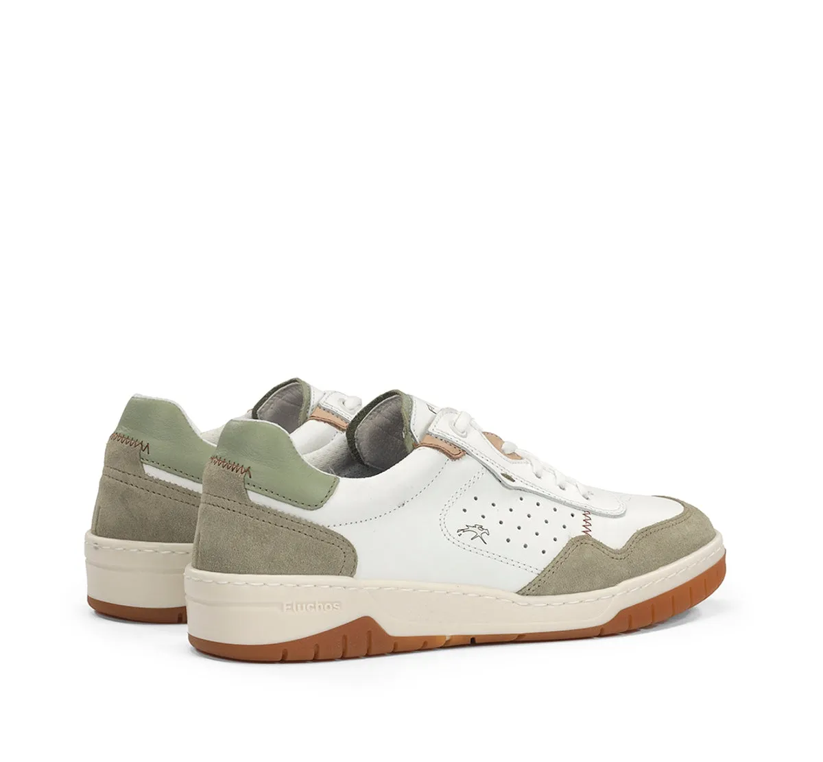 Fluchos Roger F2153 sneakers uomo verdi in pelle