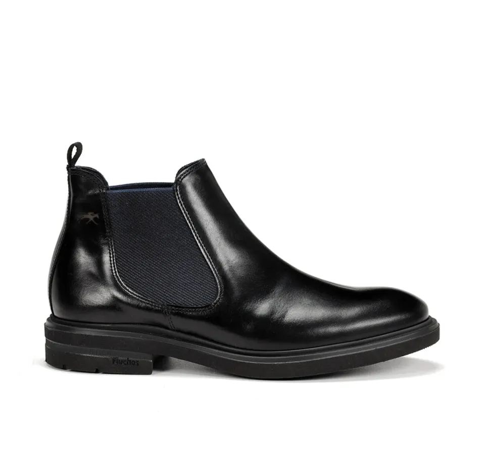Fluchos Belgas F0770 stivaletti neri eleganti uomo
