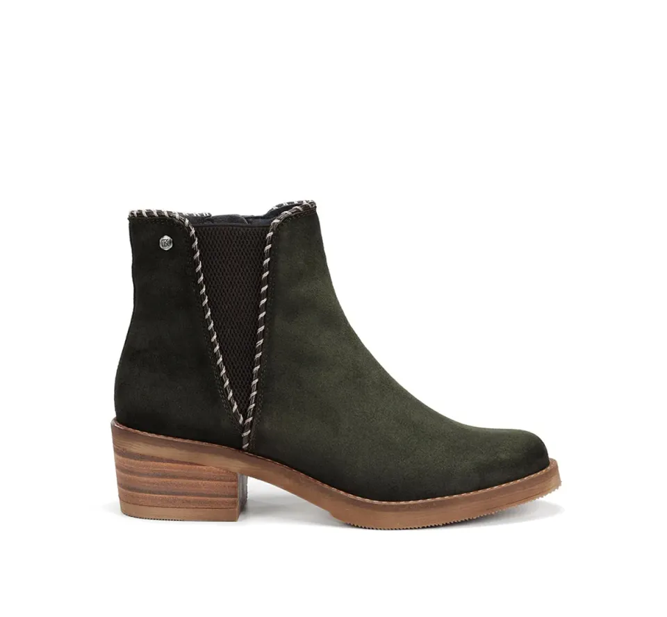 Fluchos Dorking Layla D9545 stivaletto donna verde tacco basso