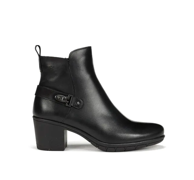 Fluchos Nydia F1798 stivaletti donna nero eleganti