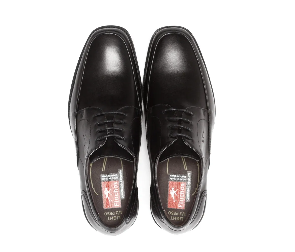 Fluchos Rafael 7995 scarpe nere uomo pianta larga