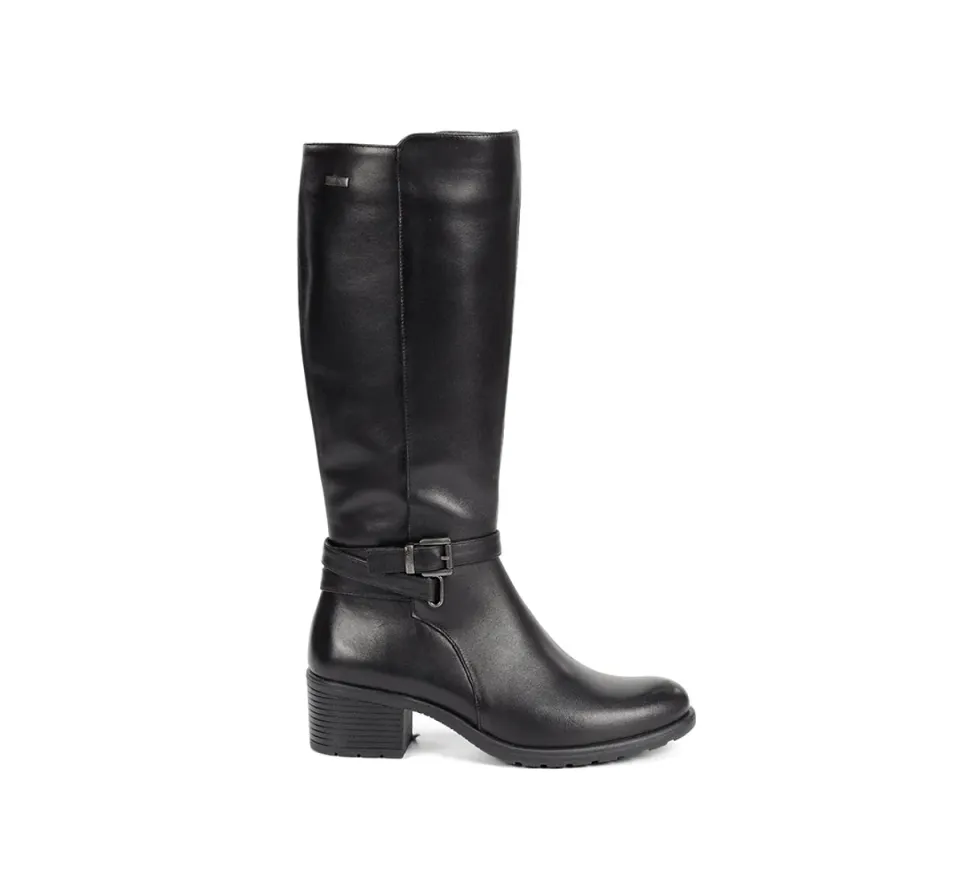 Fluchos Galit F2316 stivaletti donna neri tacco basso