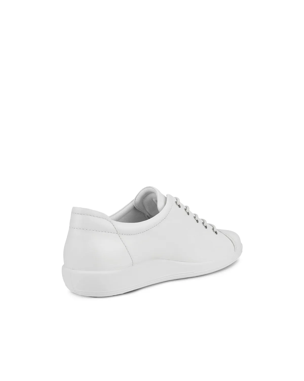 Ecco Soft 2.0 Lace Sneaker Donna Bianco Pelle
