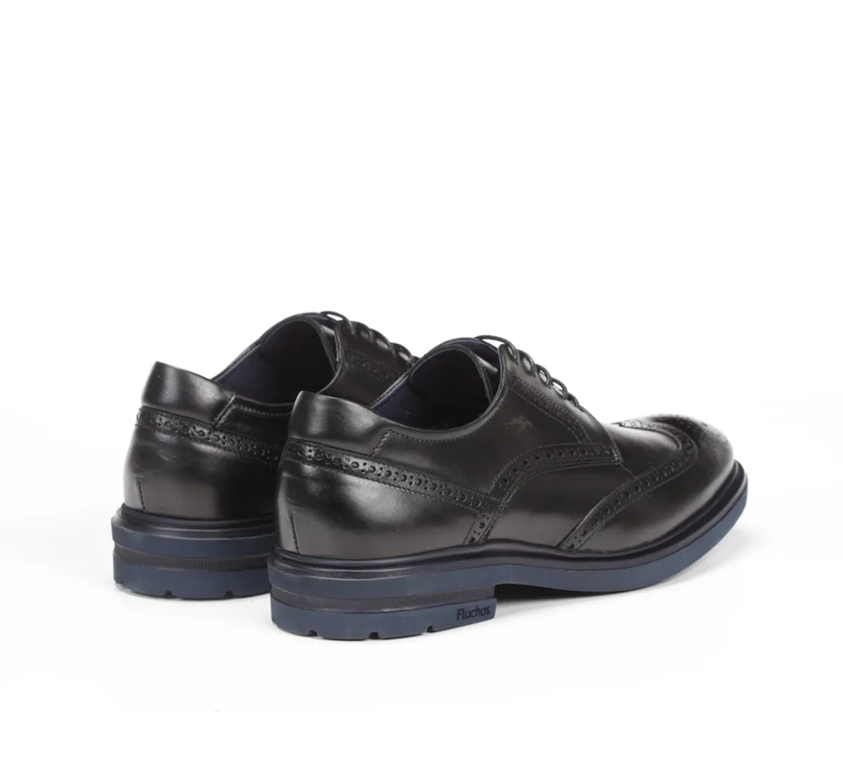 Fluchos Belgas F0628 scarpe uomo nere leggere