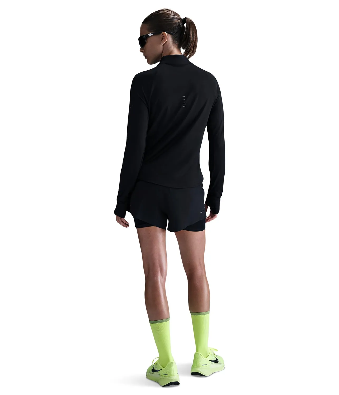 Nike Swift Dri-Fit UV Halfzip maglia running donna L anti-UV