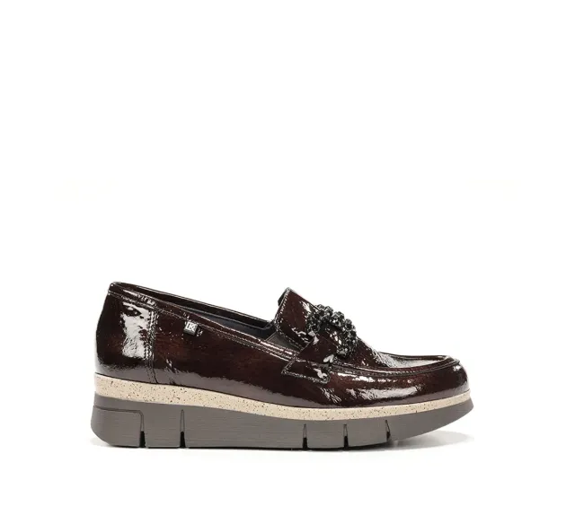 Fluchos India D9325 mocassino marrone suola grip
