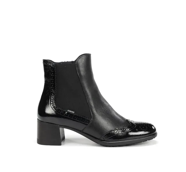 Fluchos Dorking Ikia D9368 tronchetto nero fibbie