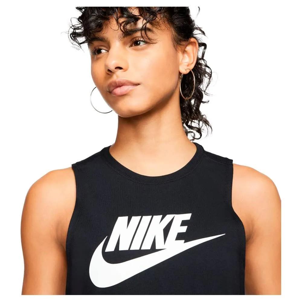 Nike Sportswear Essential canotta donna cotone nera
