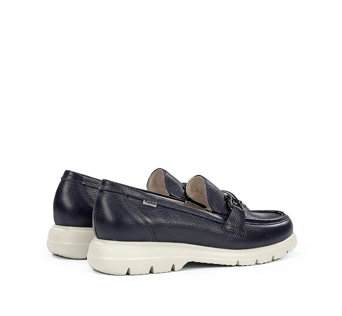 Fluchos Gladis F1936 mocassino donna blu punta tonda
