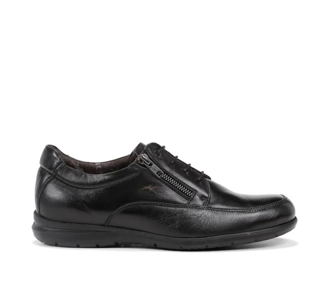 Fluchos Luca 8802 scarpe uomo nere pelle comfort