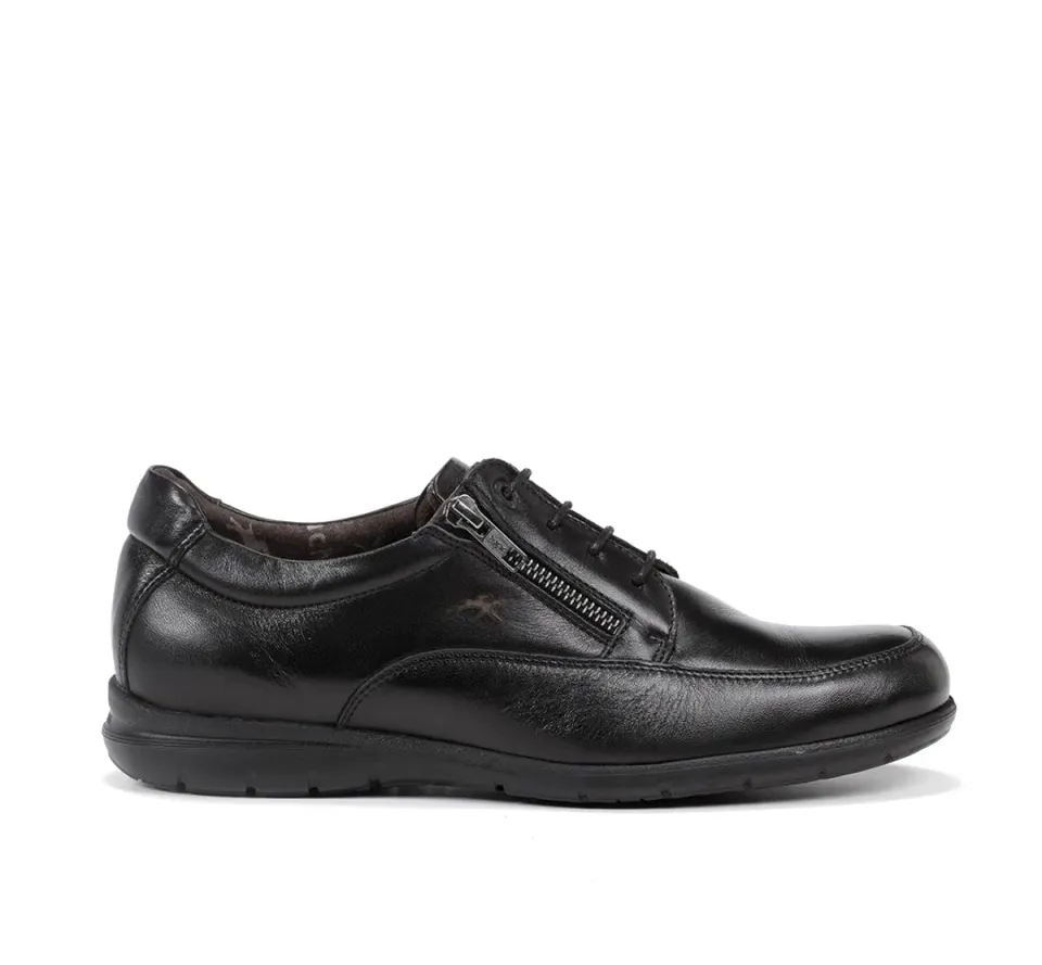Fluchos Luca 8802 scarpe uomo nere pelle comfort