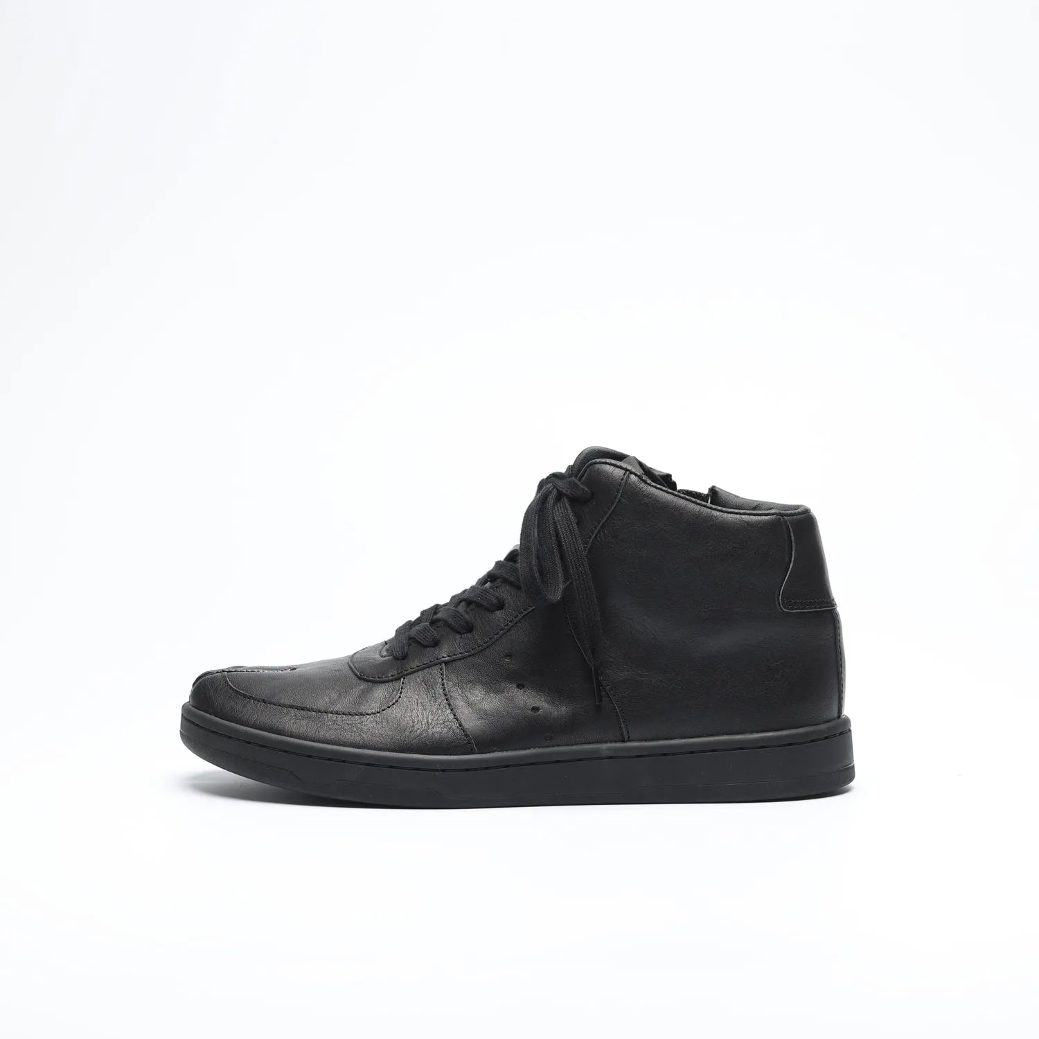 Tabito Leap Trainer tabito57 sneakers nere zip pelle
