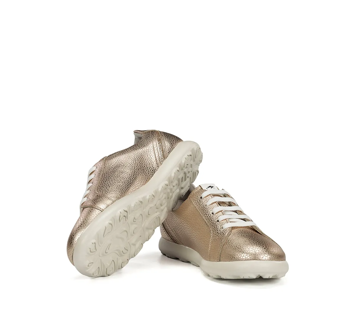 Fluchos Party F2438 sneakers donna oro pianta larga