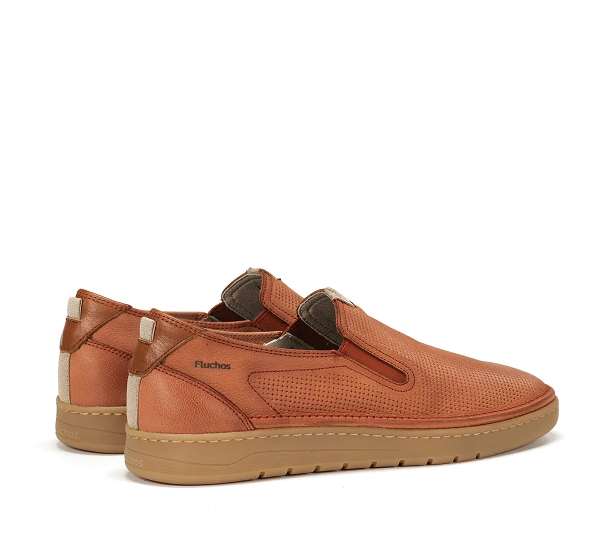 Fluchos Leo F1946 slip on uomo arancioni