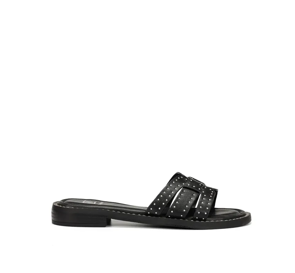 Fluchos Ega D9731 Sandali Donna Neri Bassi