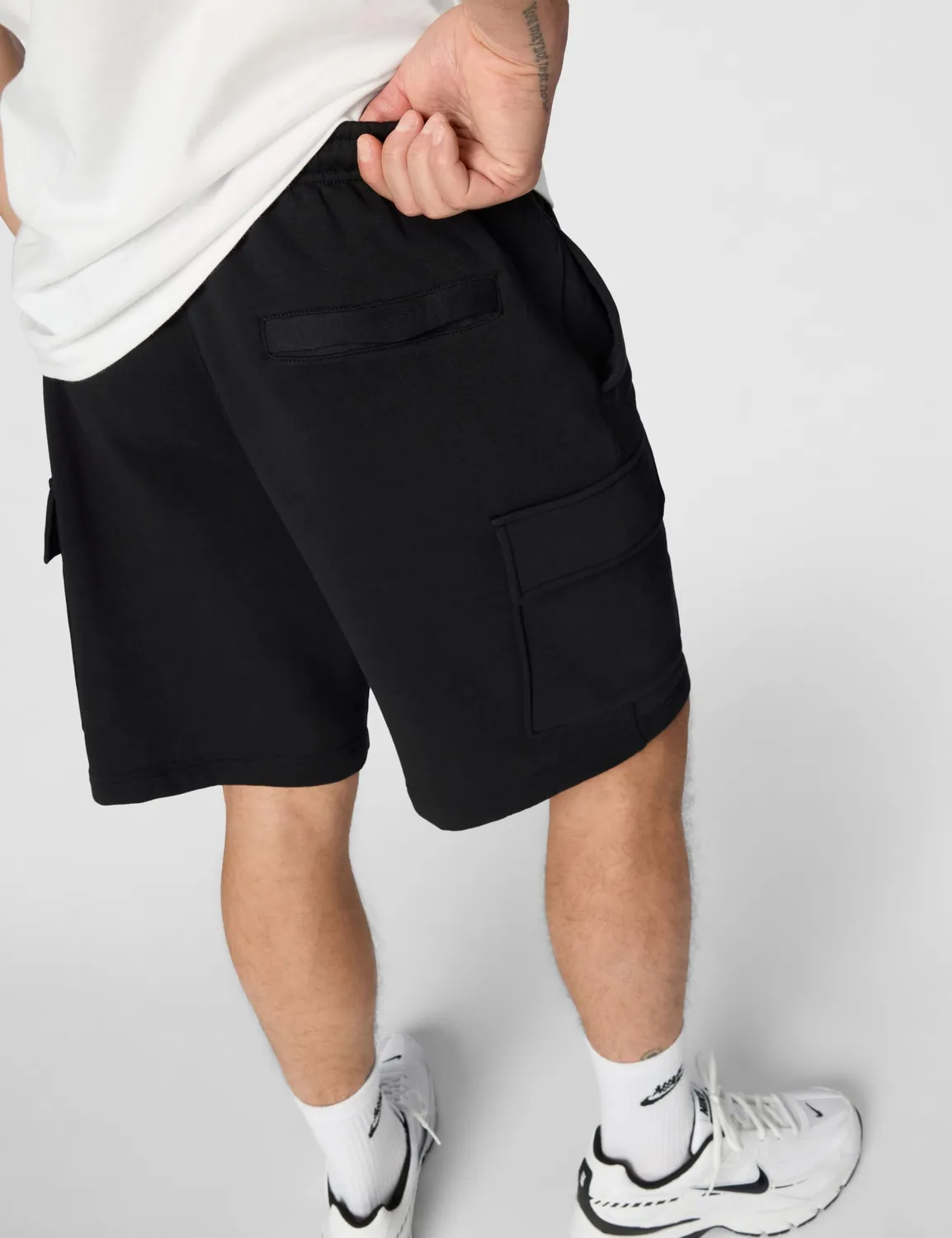 Nike Club Cargo pantaloncini felpa uomo M tasche laterali