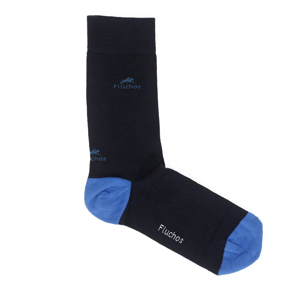 Fluchos CA0009 calzini uomo blu 2 paia fantasia