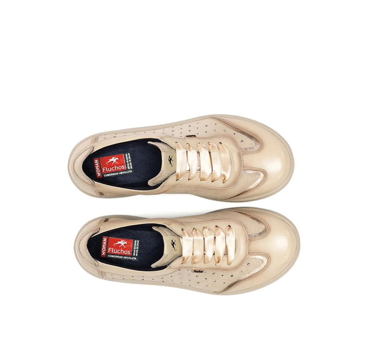Fluchos Prime F2329 sneakers donna taupe slip-in