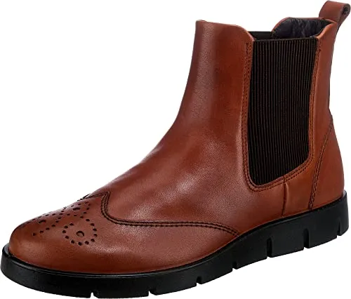 Ecco Bella 282353 stivaletti Chelsea donna neri traforati