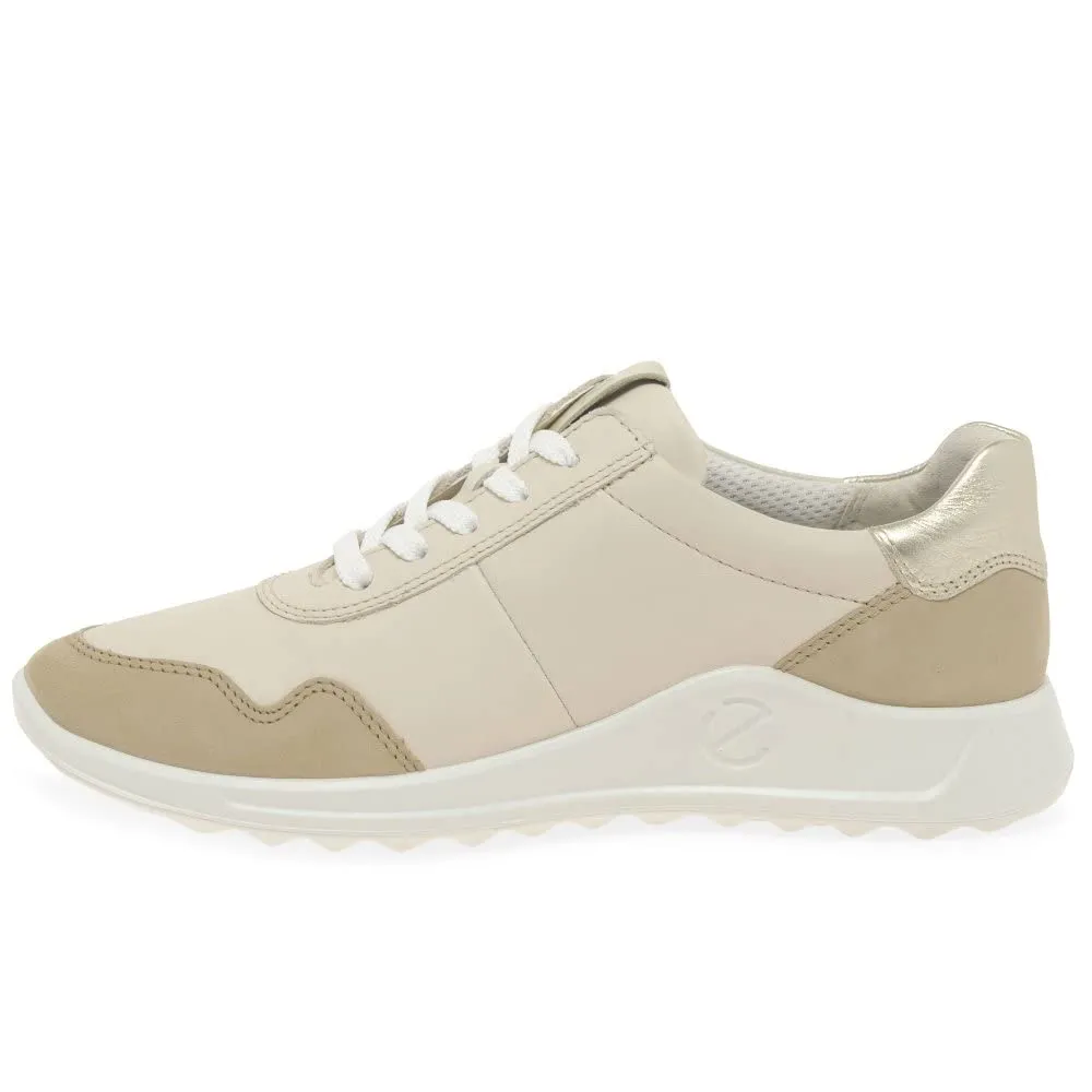 Ecco Flexure Runner sneakers donna 35 EU beige zip